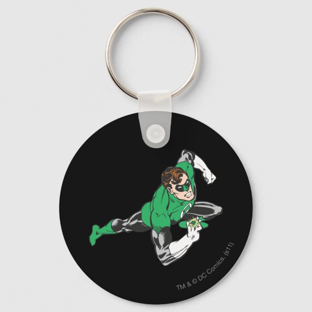 Green Lantern Runs Keychain (Front)