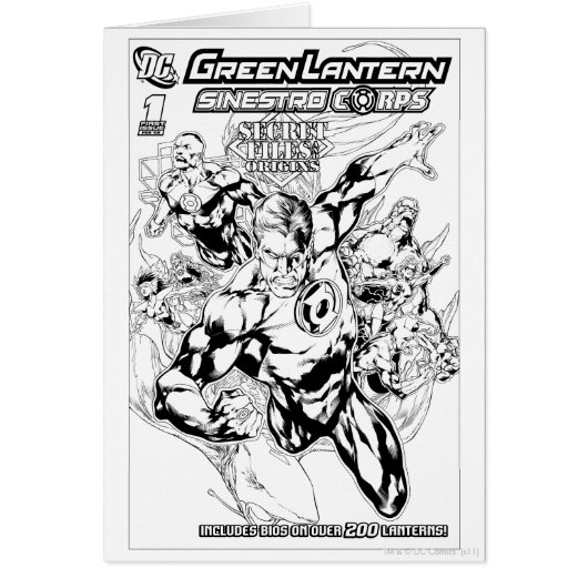 Green Lantern - Secret Files and Origins Cover, Bl (Front)