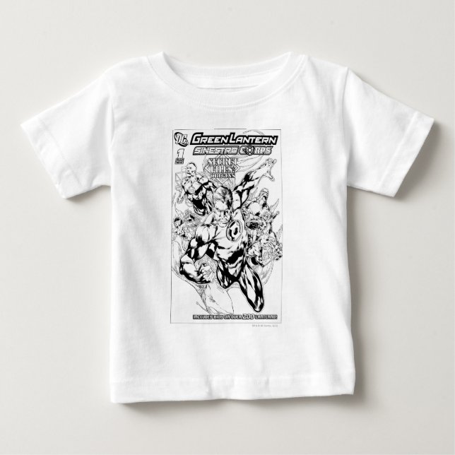 Green Lantern - Secret Files and Origins Cover, Bl Baby T-Shirt (Front)