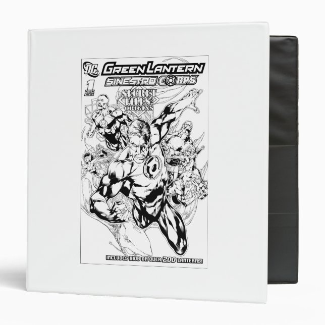 Green Lantern - Secret Files and Origins Cover, Bl Binder (Front/Inside)