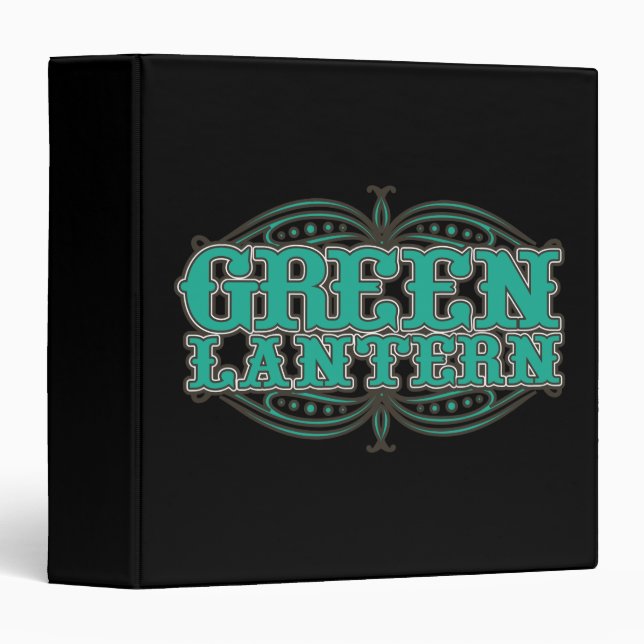 Green Lantern Showtime Letters Binder (Front/Spine)