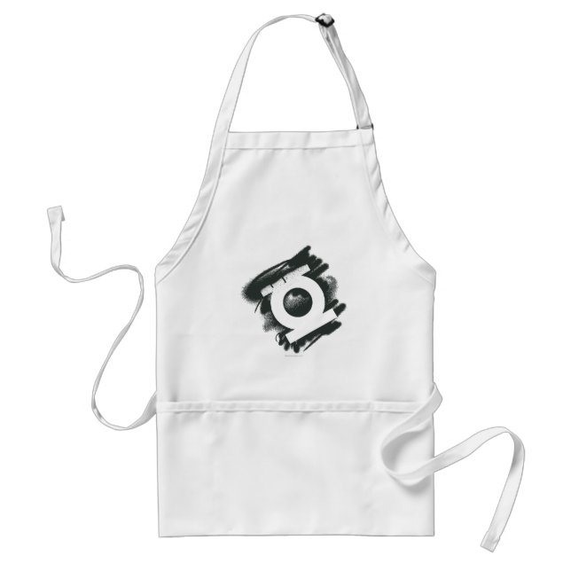 Green Lantern Spray Symbol Adult Apron (Front)
