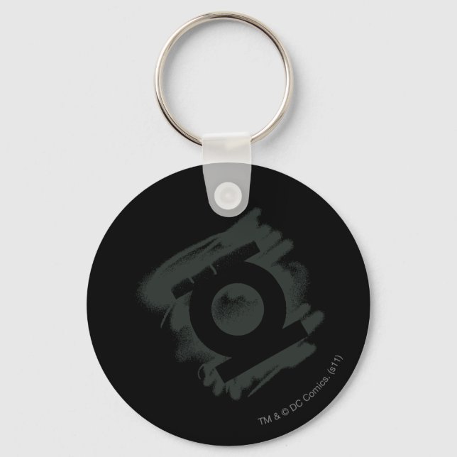 Green Lantern Spray Symbol Keychain (Front)