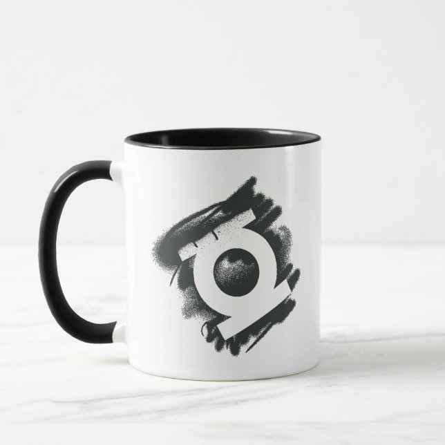 Green Lantern Spray Symbol Mug (Left)