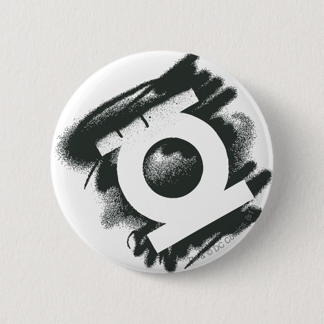 Green Lantern Spray Symbol Pinback Button (Front)