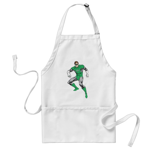 Green Lantern Squats Adult Apron (Front)