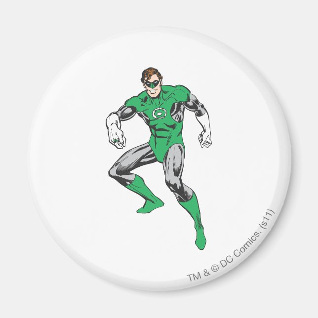 Green Lantern Squats Magnet (Front)