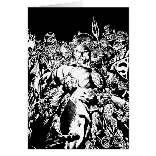 Green Lantern Surrounded Cards (Front)