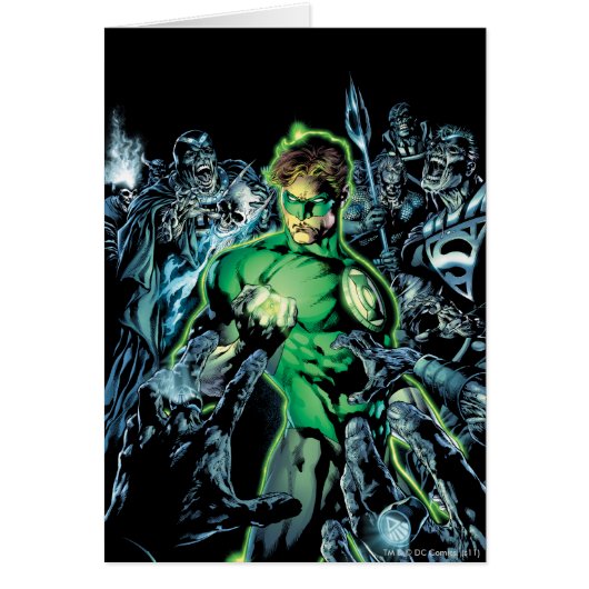 Green Lantern Surrounded - Color Cards (Front)