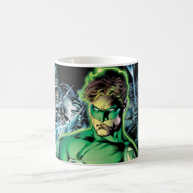 Green Lantern Surrounded - Color Coffee Mug (Center)