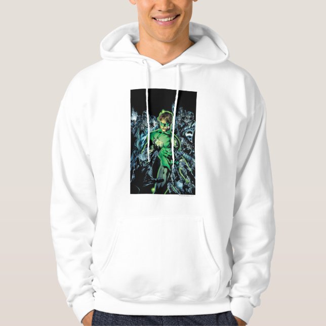 Green Lantern Surrounded - Color Hoodie (Front)