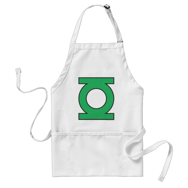 Green Lantern Symbol Adult Apron (Front)