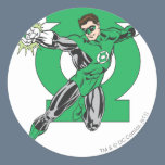 Green Lantern & Symbol Classic Round Sticker