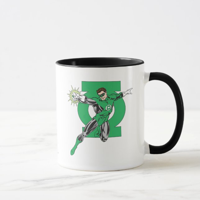 Green Lantern & Symbol Mug (Right)