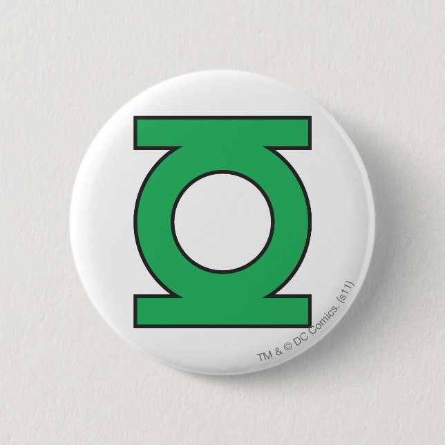 Green Lantern Symbol Pinback Button (Front)