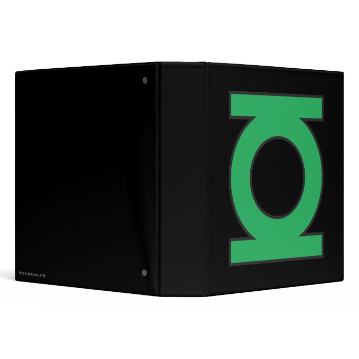 Green Lantern Symbol Vinyl Binders