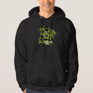 Green Lantern Text Collage - Color Hoodie