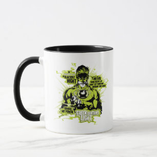 Green Lantern Text Collage - Color Mug