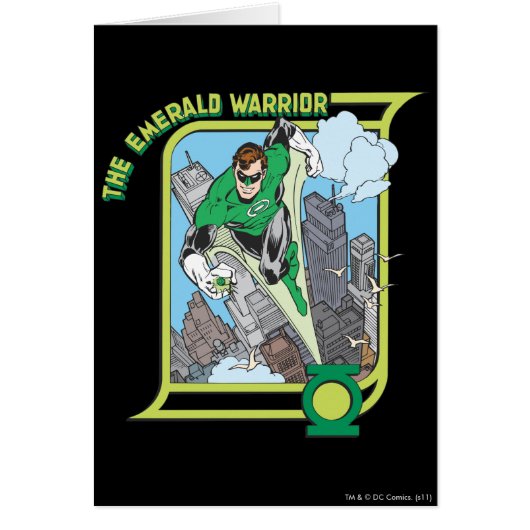 Green Lantern - The Emerald Warrior Cards (Front)