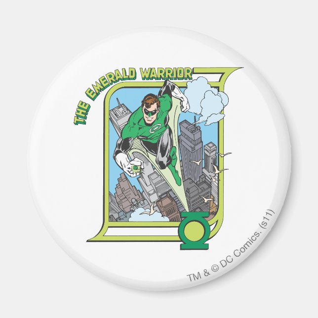 Green Lantern - The Emerald Warrior Magnet (Front)