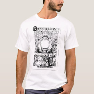 Green Lantern - The Legend Reborn, Black and White T-Shirt