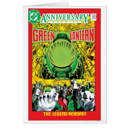 Green Lantern - The Legend Reborn Cards (Front)