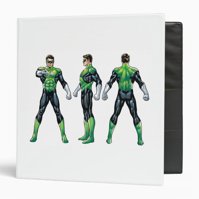 Green Lantern Three Views Binder (Front/Inside)