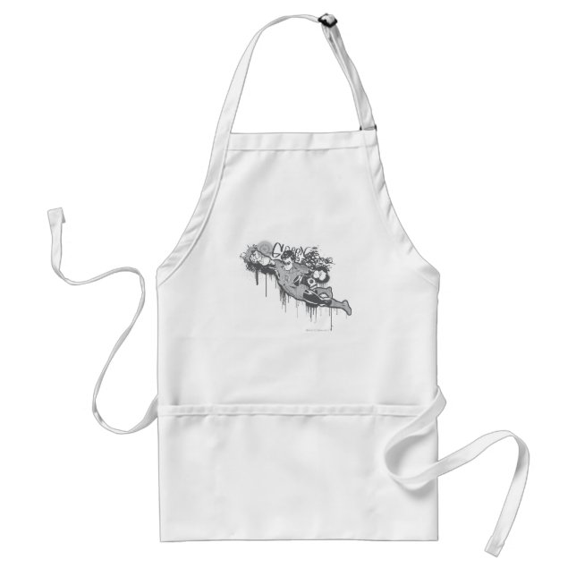 Green Lantern - Twisted Innocence BW Adult Apron (Front)