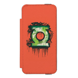 Green Lantern - Twisted Innocence Symbol Wallet Case For iPhone SE/5/5s