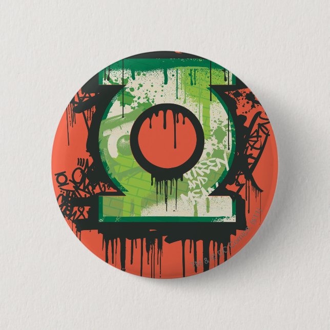 Green Lantern - Twisted Innocence Symbol Pinback Button (Front)