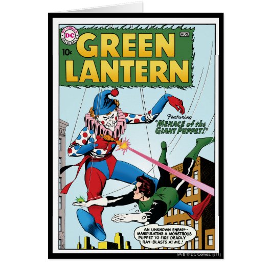 Green Lantern vs Clown Cards (Front)
