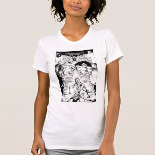 Green Lantern vs Green Lantern, Black and White T-Shirt