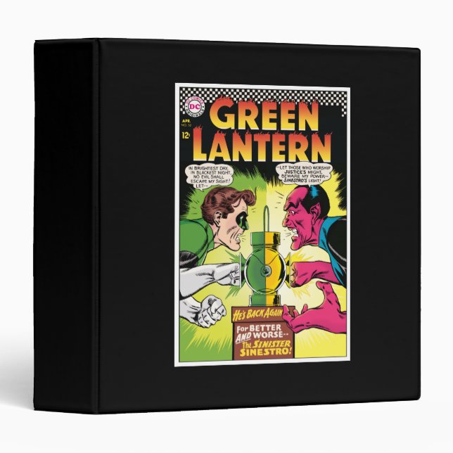 Green Lantern vs Sinestro Binder (Front/Spine)