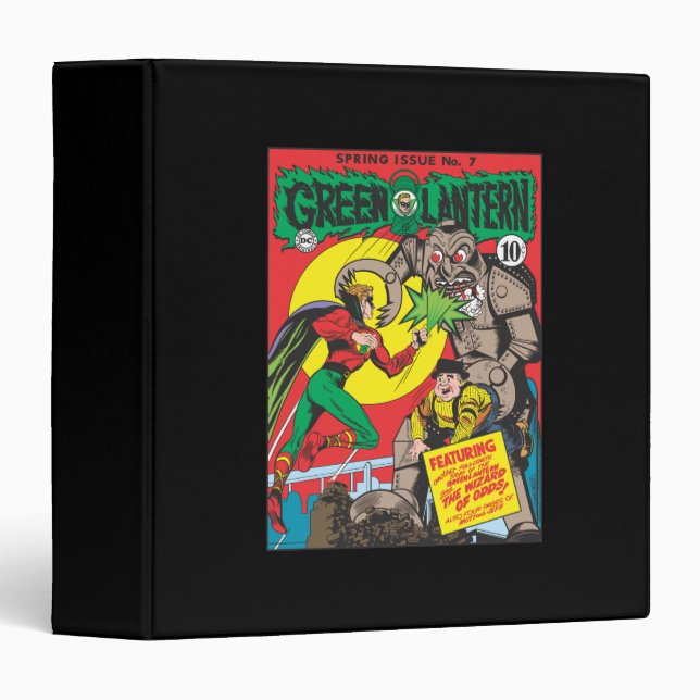 Green Lantern vs The Wizard of Odds 3 Ring Binder (Front/Spine)