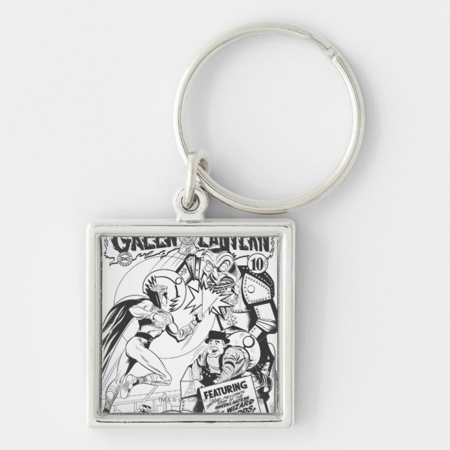 Green Lantern vs The Wizard of Odds, Black Keychain (Front)