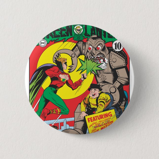 Green Lantern vs The Wizard of Odds Button (Front)
