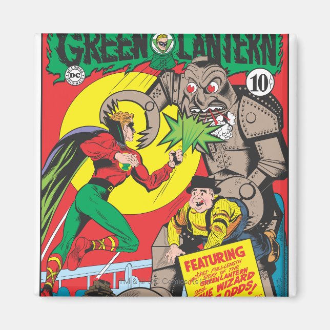 Green Lantern vs The Wizard of Odds Magnet (Front)