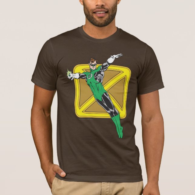 Green Lantern  with Background T-Shirt (Front)