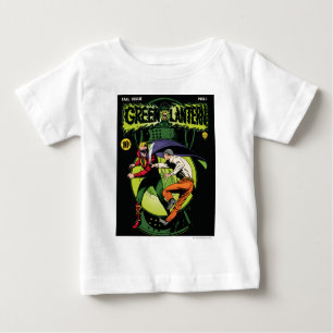 Green Lantern with cape in fight Baby T-Shirt