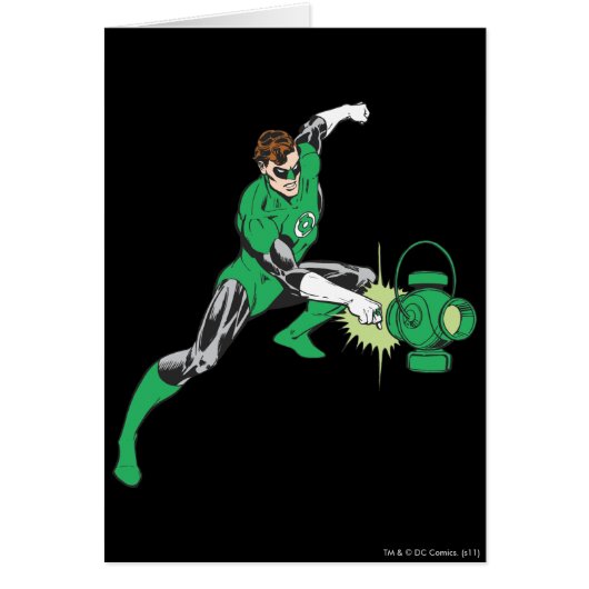 Green Lantern with Lantern 2 Cards (Front)