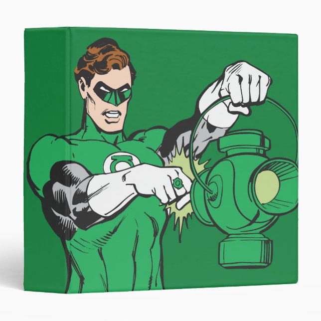 Green Lantern with Lantern 3 Ring Binder (Front/Spine)