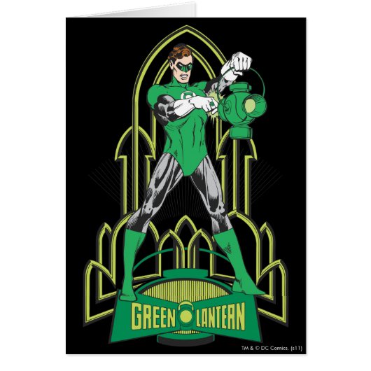 Green Lantern with Letters Cards (Front)
