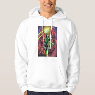 Green Lantern with stream of light - Color Hoodie