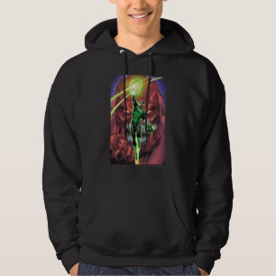 Green Lantern with stream of light - Color Hoodie