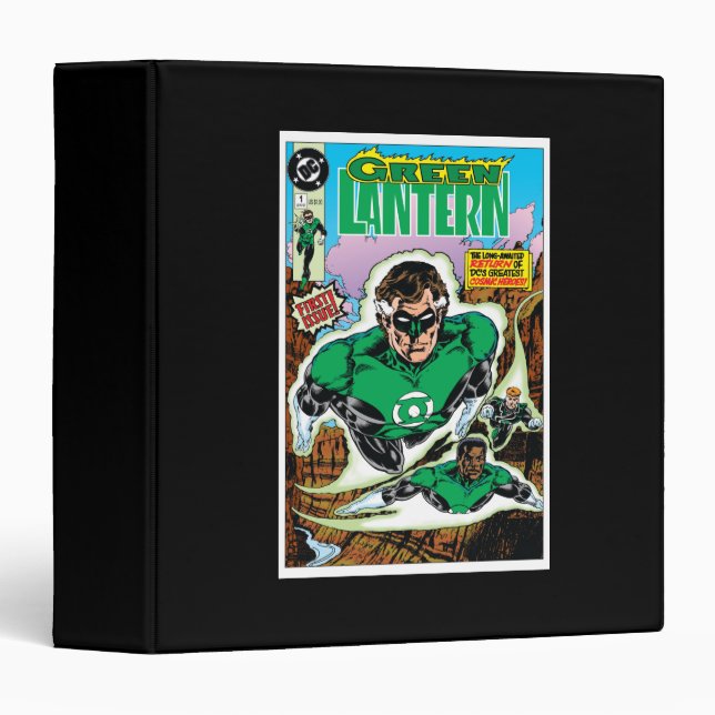 Green Lanterns Flying 3 Ring Binder (Front/Spine)