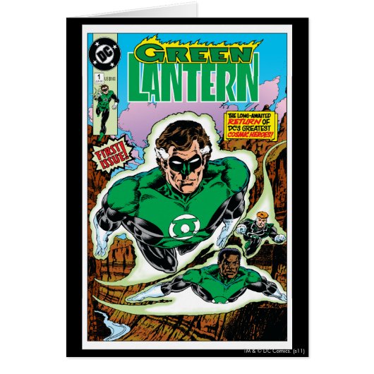Green Lanterns Flying Cards (Front)