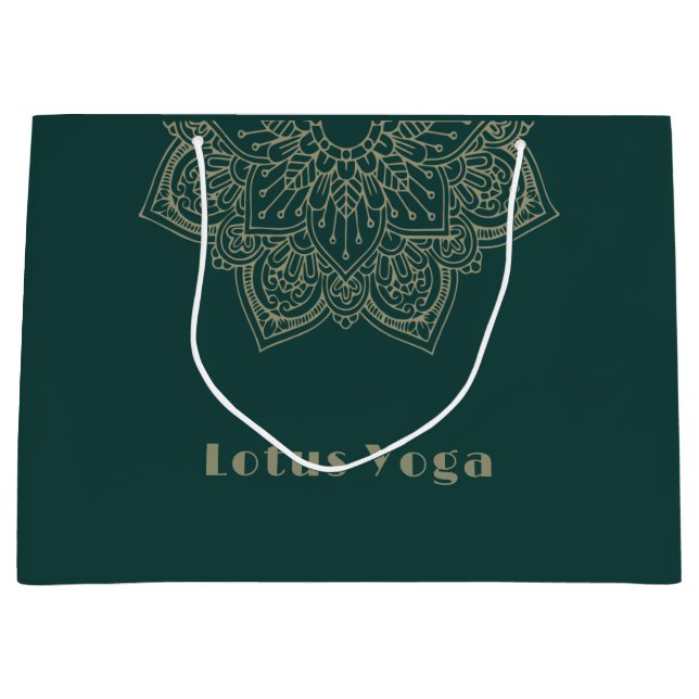 green  large gift bag (Front)