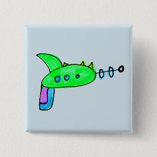 Green Laser Gun Button