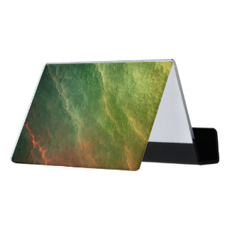 Green lava Keep in touch Desk Business Card Holder