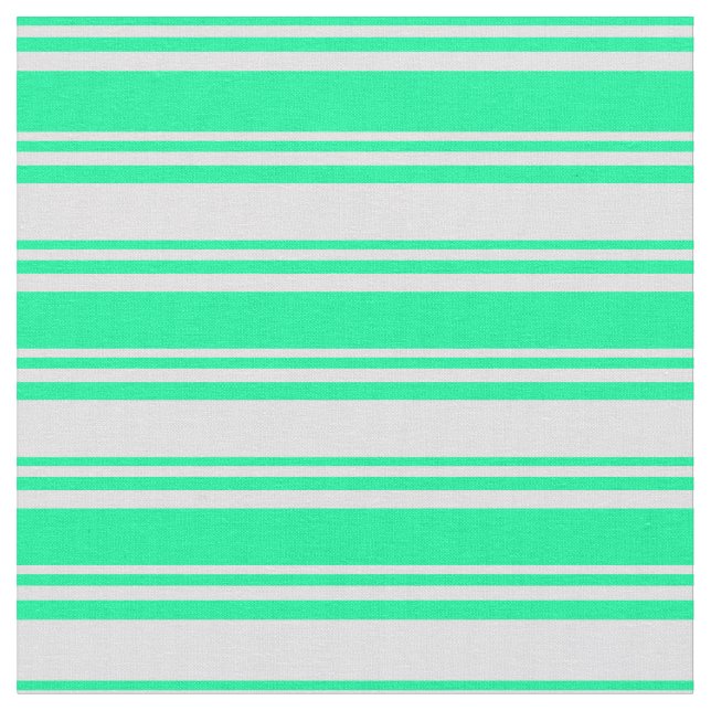 Green & Lavender Colored Pattern Fabric (Close Up)